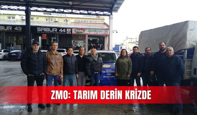 ZMO: Tarım derin krizde