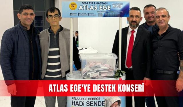 Atlas Ege'ye destek konseri