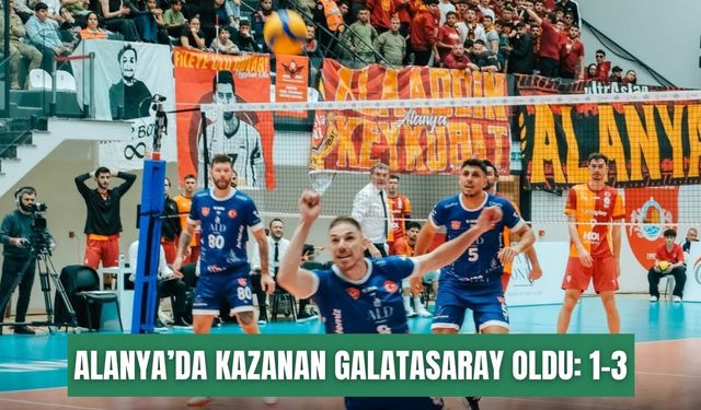 Alanya’da kazanan Galatasaray oldu: 1-3