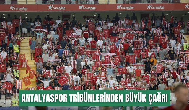 Antalyaspor tribünlerinden büyük çağrı: “Bugün değilse ne zaman?”