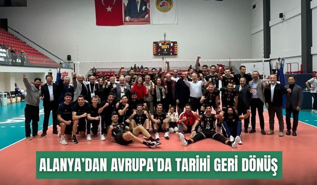 Alanya’dan Avrupa’da tarihi geri dönüş: Vojvodina’yı 2-0’dan mağlup etti
