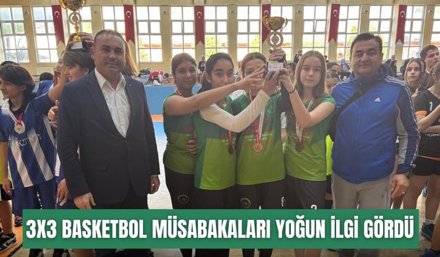 Aksu’da 3X3 basketbol müsabakaları yoğun ilgi gördü