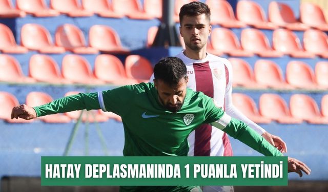 Serikspor, Hatay deplasmanında 1 puanla yetindi