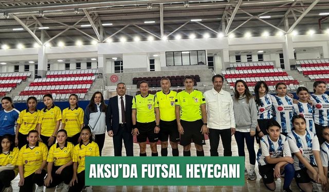 Aksu’da futsal heyecanı