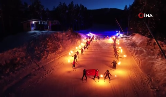 Sarıkamış kayak sezonuna "Merhaba" dedi