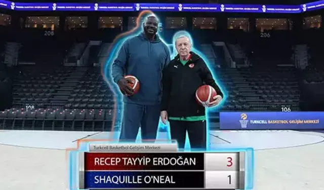 NBA efsanesi geldi, skoru Cumhurbaşkanı Erdoğan yazdı