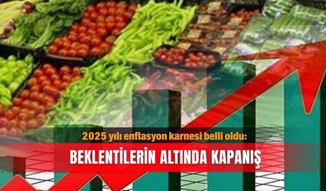 2025 yılı enflasyon karnesi belli oldu: Beklentilerin altında kapanış