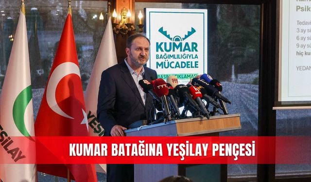 Kumar batağına Yeşilay pençesi