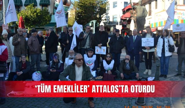 ‘Tüm Emekliler’ Attalos’ta oturdu