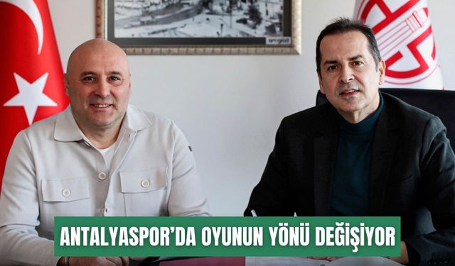 Sami Uğurlu ile Antalyaspor’da oyunun yönü değişiyor