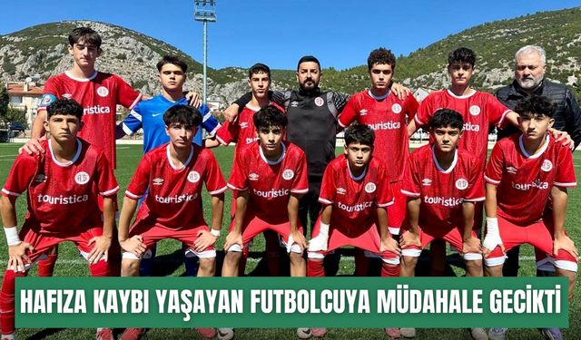 Antalyaspor’un U15 maçında yaşananlar pes dedirtti: Hafıza kaybı yaşayan futbolcuya müdahale gecikti