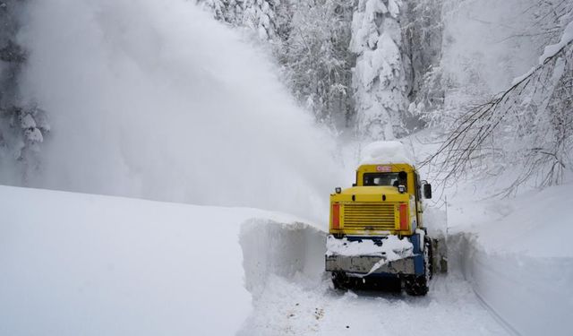 Kuvvetli kar yağışı ülkenin doğusunda ulaşımı felç etti