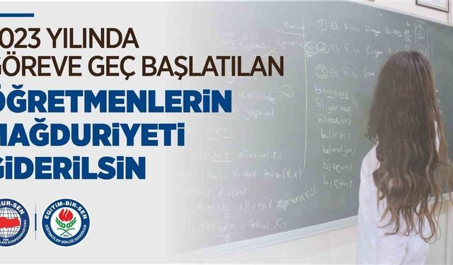 Eğitim-Bir-Sen: Öğretmenlerin mağduriyeti giderilsin