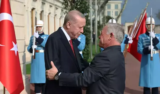 Cumhurbaşkanı Erdoğan Ürdün Kralı 2'nci Abdullah ile bir araya geldi
