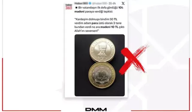 DMM’den madeni 10 TL açıklaması