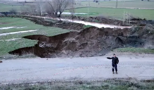 Yağmur sonrası korkutan manzara