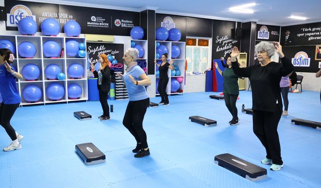 Antalyalılardan ücretsiz spor kurslarına ilgi