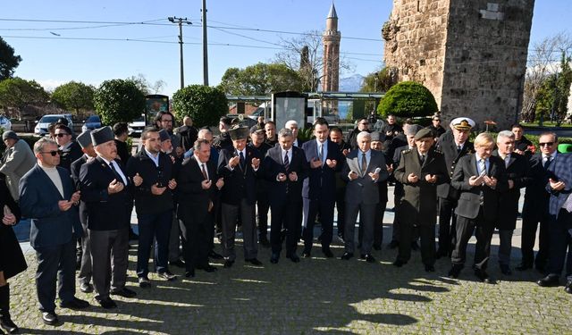 Antalya’nın ilk sivil şehidi unutulmadı