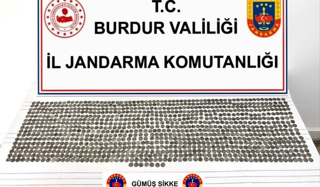Burdur'da tarihi eser operasyonu