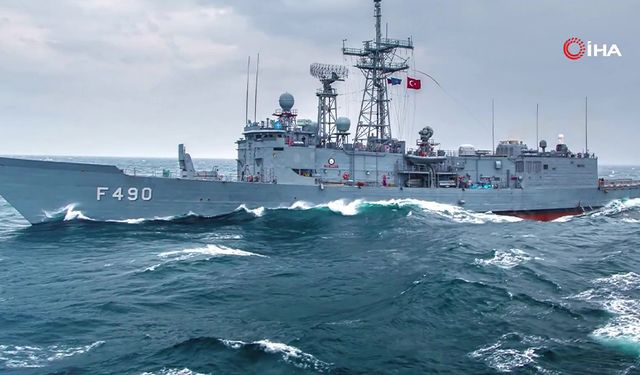 NATO’dan TCG Gaziantep fırkateynine ilişkin paylaşım