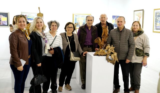 Öğrencilere özel heykel ve resim sergisi