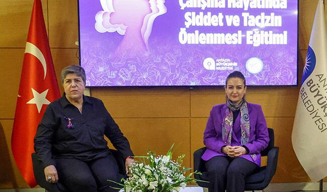 Antalya Büyükşehir’den şiddete karşı uluslararası standart