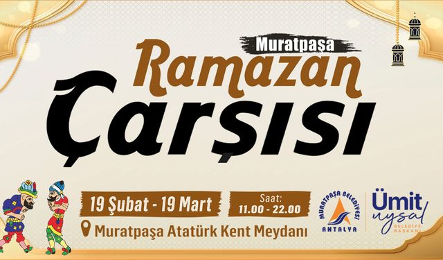 MURATPAŞA BELEDİYE BŞK. RAMAZAN ÇARŞISI DUYURU İLANI