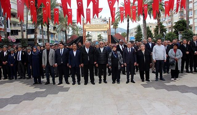 Kumluca'da 18 Mart Şehitleri Anma Günü töreni