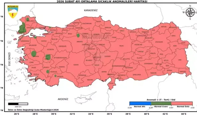 Son 56 yılın en sıcak 3'üncü şubat ayı yaşandı