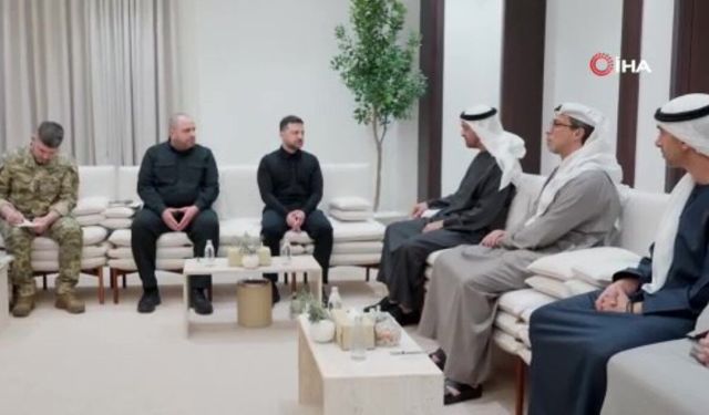 Zelenskiy: "BAE ile güvenlik ve savunma alanında iş birliği konusunda anlaştık"