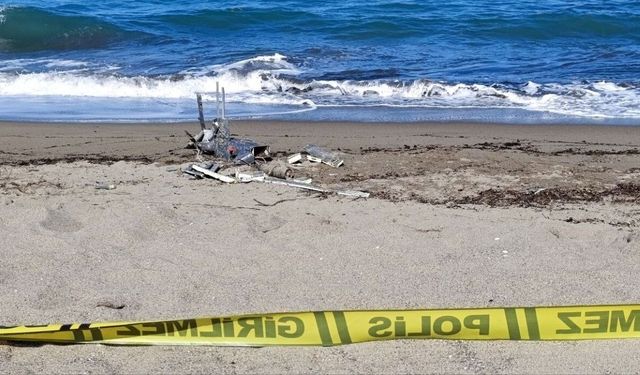 Halk plajında İHA alarmı