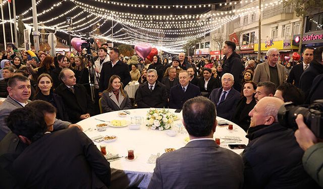Elmalı'da iftar programı