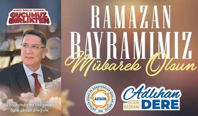 AESOB RAMAZAN BAYRAMI KUTLAMA İLANI