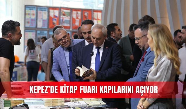 Kepez’de kitap fuarı kapılarını açıyor