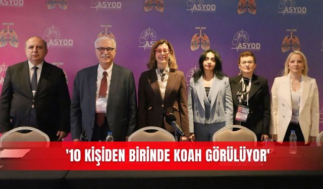 '10 kişiden birinde KOAH görülüyor'