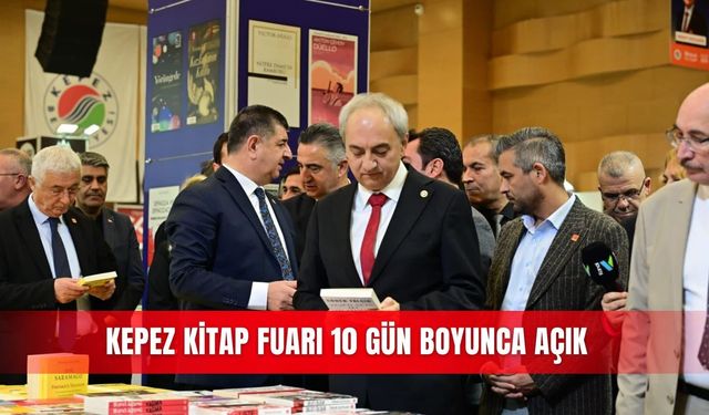Kepez Kitap Fuarı 10 gün boyunca açık