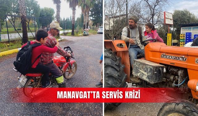 Manavgat’ta servis krizi