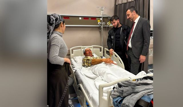 Başkan Vekili Çiçek hastanede yaralıları ziyaret etti