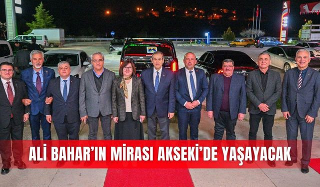Ali Bahar’ın mirası Akseki’de yaşayacak