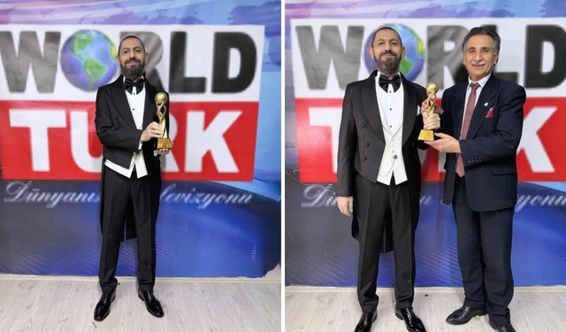 Akif Manaf’a küresel barış ödülü verildi