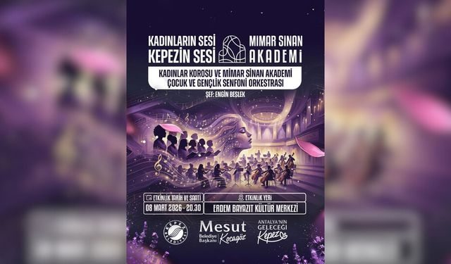 Kepez'de Kadınlar Günü konseri