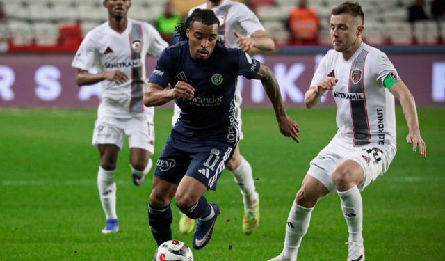 Antalyaspor evinde Gaziantep’e farklı kaybetti