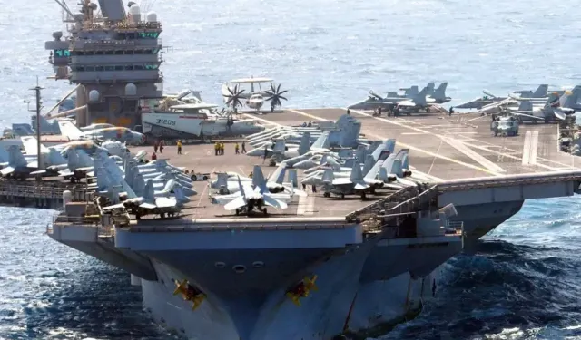 İran'dan Abraham Lincoln'e füze saldırısı