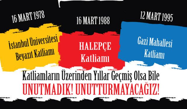 Katliamların ortak noktası cezasızlık!