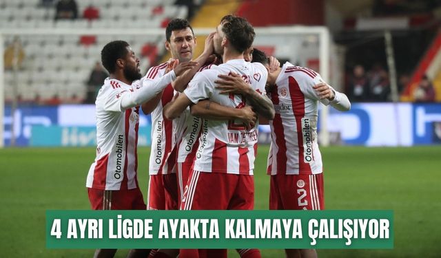 Antalya futbolu 4 ayrı ligde ayakta kalmaya çalışıyor