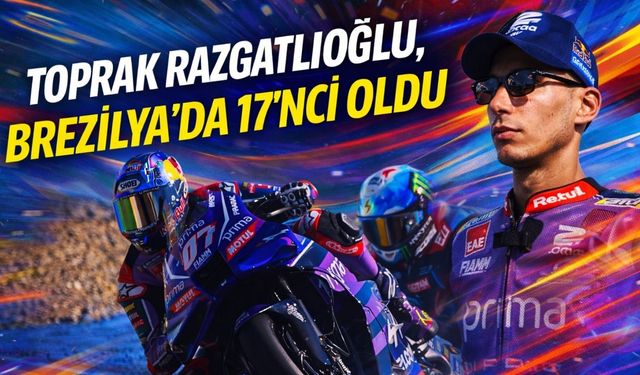 Toprak Razgatlıoğlu, Brezilya’da 17’nci oldu