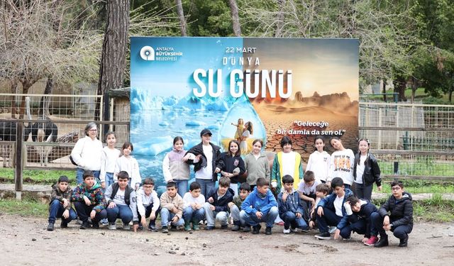 Büyükşehir Belediyesi çocuklara suyun önemini anlatıyor
