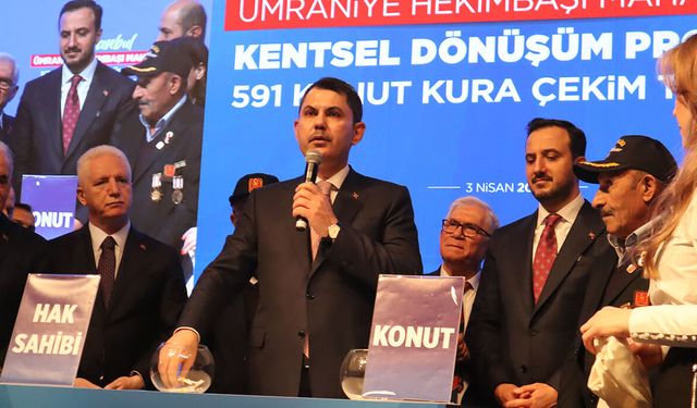 Bakan Kurum’dan tarihi kentsel dönüşüm müjdesi