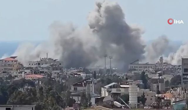 İsrail'den Lübnan'a çatışmaların başlamasından bu yana en büyük hava saldırısı