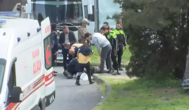 İsrail Konsolosluğu'nun da bulunduğu binanın önünde çatışma